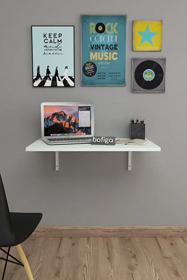 72 X 45 Cm Katlanır Masa Duvara Monte Masa Mutfak Masası Balkon Masası Çalışma Masası